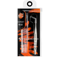 Pro - Pince Angle droit professionnelle pour extension de Cils EXPERT 40 Type 8 (85°) | Staleks Sale