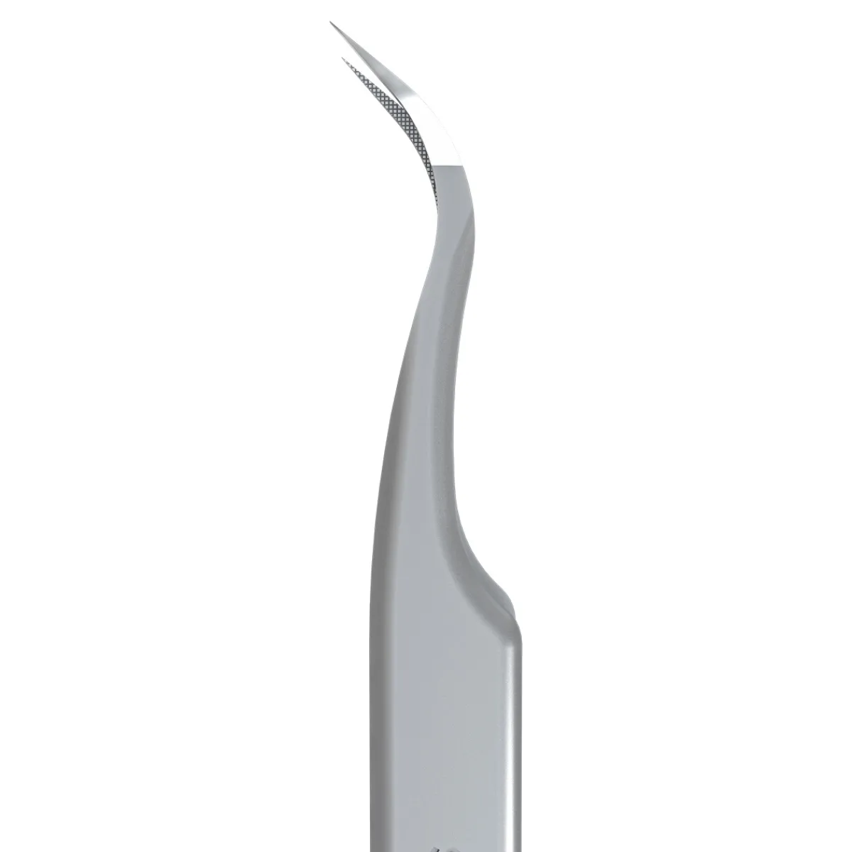 Pro - Pince courbée professionnelle pour extension de Cils avec Nano-encoches EXPERT 45 Type 1 | Staleks Online