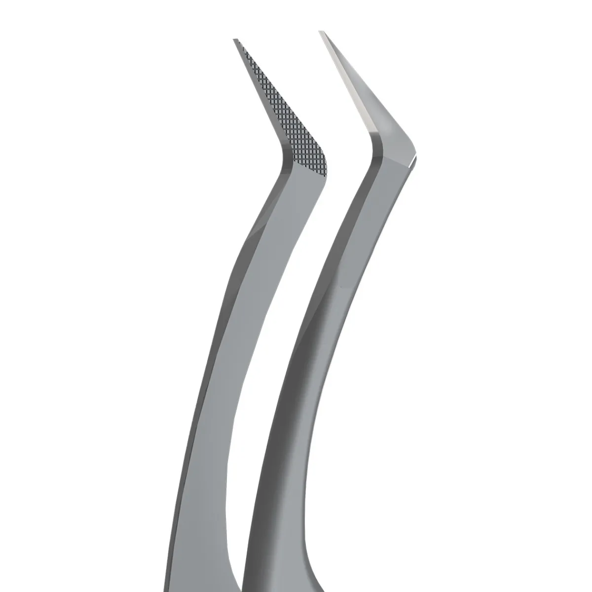 Pro - Pince en L professionnelle pour extension de Cils avec Nano-encoches EXPERT 45 Type 2 (40°) | Staleks Online