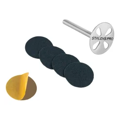 Pro - Set PODODISC : Disque S 15 mm + 5 limes grain 180 EXPERT | Staleks New