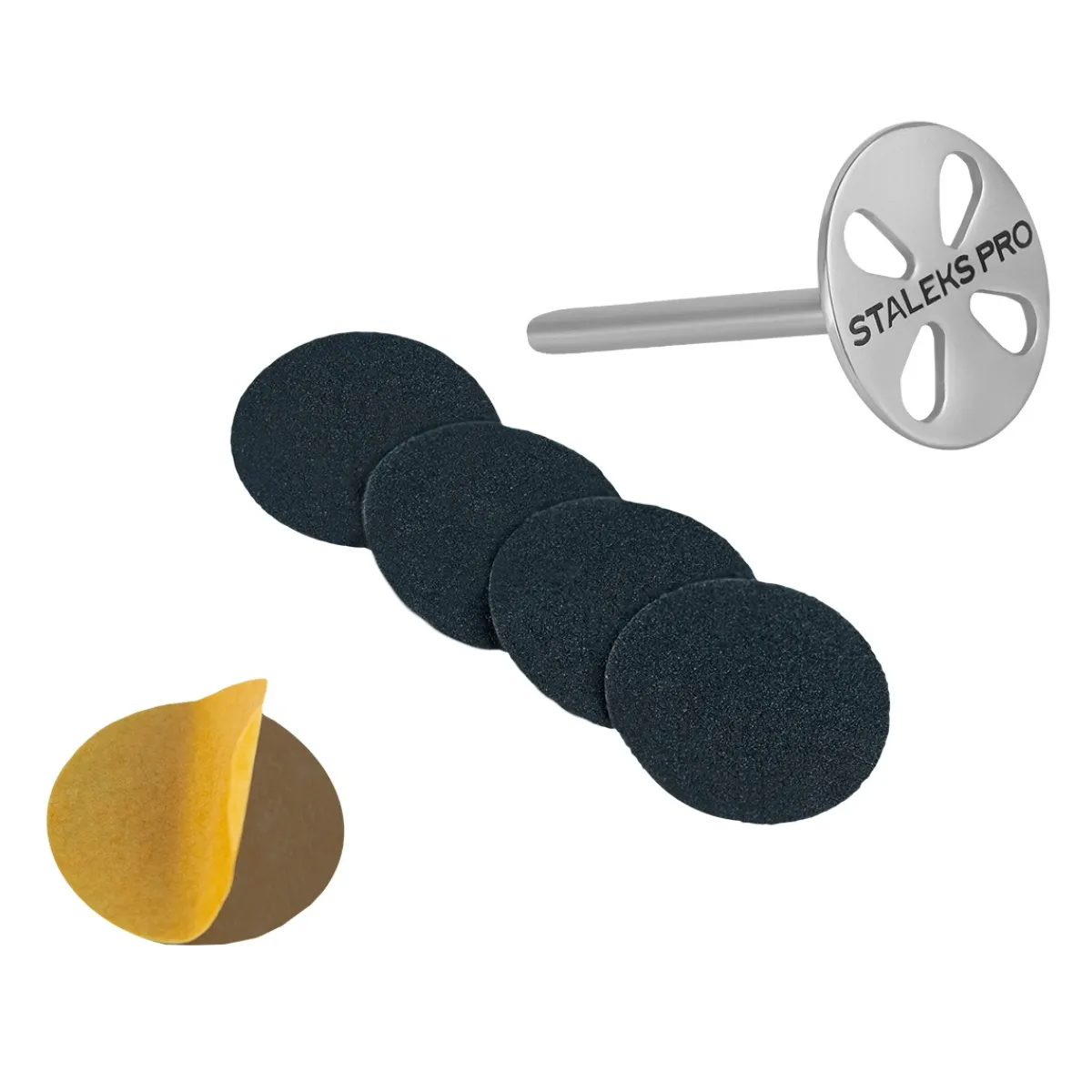 Pro - Set PODODISC : Disque Allongé M 20 mm + 5 limes grain 180 EXPERT | Staleks Discount