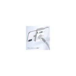 Support pour téléphone flexible et rotatif à 360° à clipser - Blanc | Baseus Discount