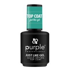 Top coat JUST LIKE GEL 15 ml - Vernis classique | Purple Professional Discount