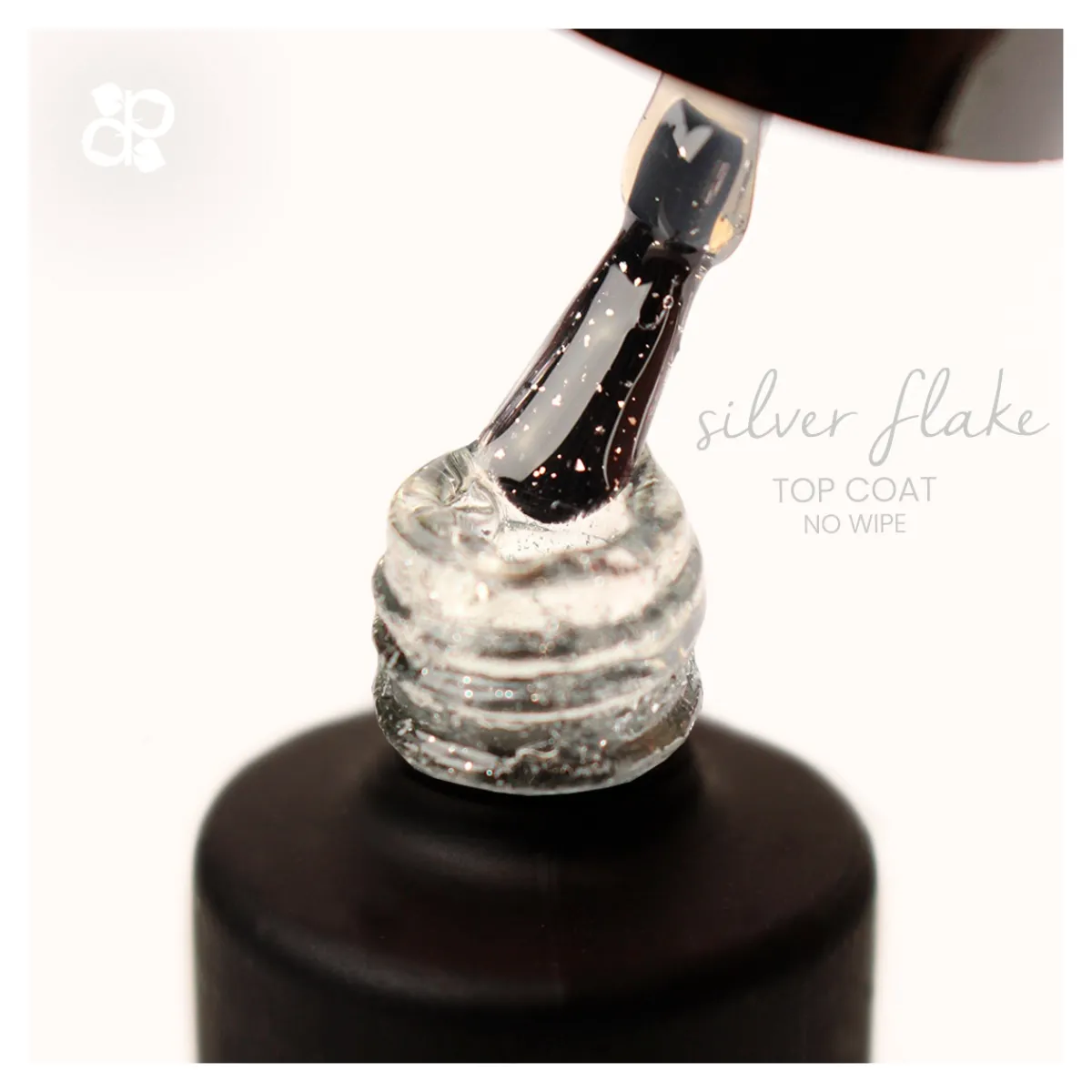 Top Coat SILVER FLAKE 15 ml | Purple Professional Online