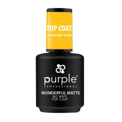 Top coat WONDERFUL MATTE 15 ml | Purple Professional Clearance
