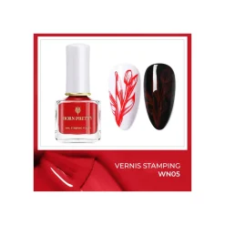 Vernis de STAMPING 6 ml Rouge - | Born pretty Fashion