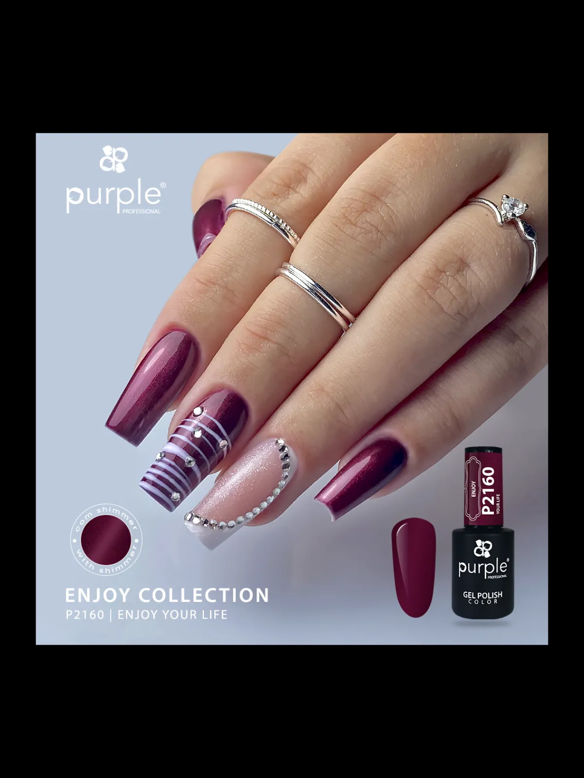 VERNIS SEMI-PERMANENT P2160 | Purple Professional Online