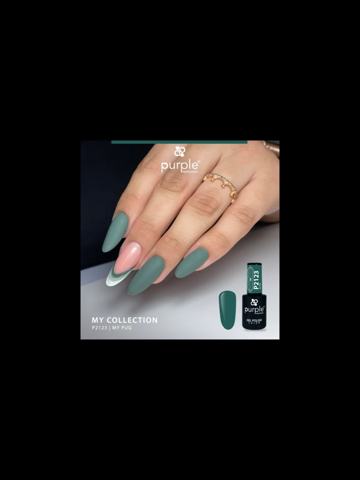 VERNIS SEMI-PERMANENT P2123 | Purple Professional Sale