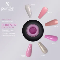 VERNIS SEMI-PERMANENT P2186 - FOREVER collection | Purple Professional Hot